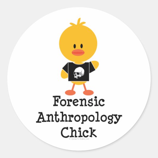 Forensische Anthropologie Kick Stickers (Vorderseite)