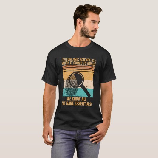 Forensische Forensik T-Shirt (Vorne ganz)
