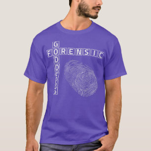 Forensische Goddess Fingerprint Science T-Shirt