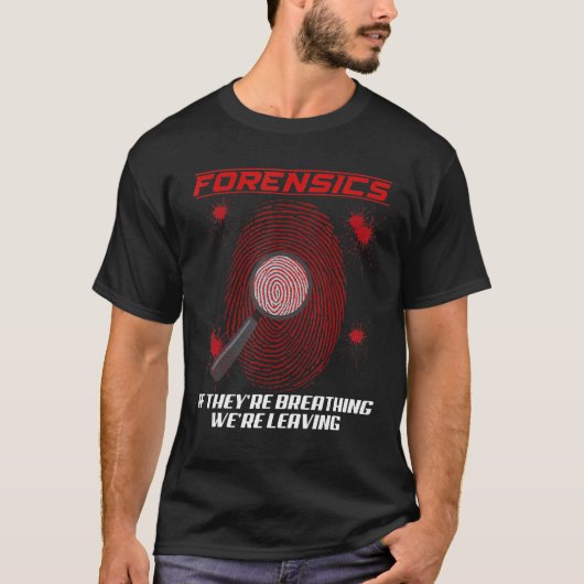 Forensische Kriminalwissenschaft T-Shirt (Vorderseite)