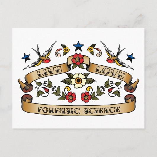 Forensische Liebe Postkarte (Vorderseite)