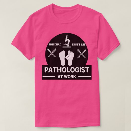 Forensische Pathologie gibt forensische Wissenscha T-Shirt (Design vorne)