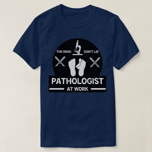 Forensische Pathologie gibt forensische Wissenscha T-Shirt (Design vorne)