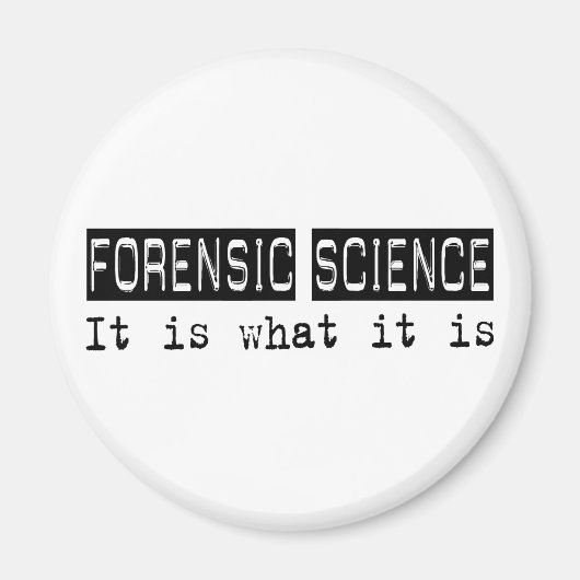 Forensische Wissenschaft Magnet (Vorne)
