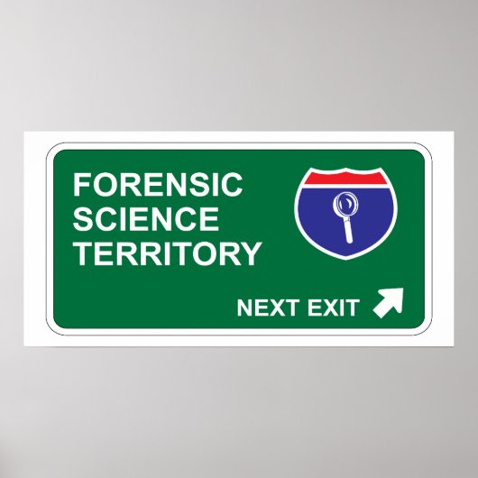 Forensische Wissenschaft nächster Ausgang Poster (Vorne)