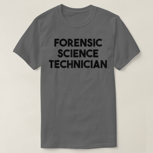 Forensische Wissenschaftlerin T-Shirt (Design vorne)