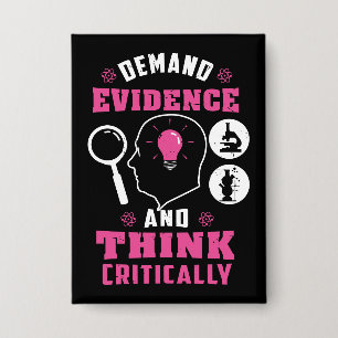 Forensische wissenschaftliche Disziplinaruntersuch Button