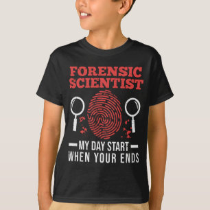 Forensische Wissenschaftssachverständige Forensik T-Shirt