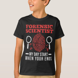 Forensische Wissenschaftssachverständige Forensike T-Shirt