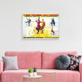 Forepaugh & Sells Brothers Vintag Circus Poster Leinwanddruck (Insitu (Wohnzimmer))
