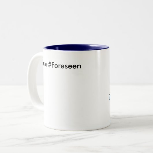 #Foreseen Tasse (Vorderseite Links)