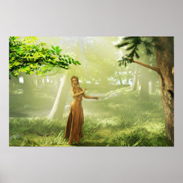 Forest 0007-01-4 digitale Kunst Poster