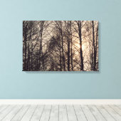 Forest 27 Stretched Canvas Print Leinwanddruck (Insitu (Holzboden))
