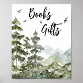 Forest Adventure Baby Duschbücher und Geschenke Poster (Vorne)