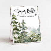 Forest Adventure Baby Duschdusche Windelwanne Poster