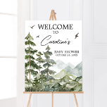 Forest Adventure Baby Dusche Willkommen Poster<br><div class="desc">Machen Sie Ihre Veranstaltung mit diesem Lass der Adventure Begins Baby Shower mit unserem niedlichen und liebevoll bedruckten Willkommensschild mit dem bezaubernden Forest Baby Shower Thema. Laden Sie diese Touch herunter,  personalisieren Sie sie und schaffen Sie bleibende Erinnerungen! BS494</div>