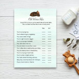 Forest Adventure Bears Alte Ehefrauen Maler Spielk Einladung