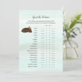 Forest Adventure Bears Guess verfügt über Game Car Einladung (Stehend Vorderseite)