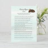 Forest Adventure Bears Kinderzimmer Rhymes Game Ca Einladung (Stehend Vorderseite)