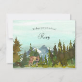 Forest Adventure Deer Baby Shooter UAWG RSVP Karte (Vorderseite)