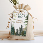 Forest Adventure erwartet Baby Shower Vielen Dank Geschenkanhänger