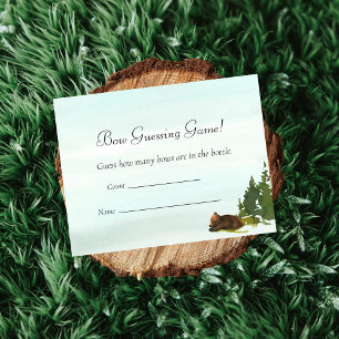 Forest Adventure Guessing Count Game Bears Einladung
