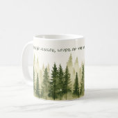 Forest Adventure Name Quote Mug Kaffeetasse (Vorderseite Links)