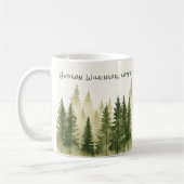 Forest Adventure Name Quote Mug Kaffeetasse (Links)