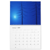 Forest Aesthetic Landscape Dark Blue Fantasy Kalender (Jan 2027)