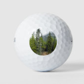 Forest and Mountain Scene Golf Ball (Vorderseite)