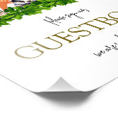 Forest animal baby GuestBook-Zeichen Fotodruck (Ecke)