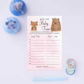 Forest Animal Name, die Baby Tune Dusche Spielkart Flyer (Einzeln)