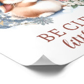 Forest animal niedliche bunny Neugeborene Zimmer K Poster (Ecke)