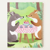 Forest Animal Picnic | Whimsisches Niedliches Wass Planer (Rückseite)