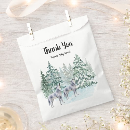 Forest Animals Baby Dusche Gefallen Beutel Geschenktütchen (Ausgeschnitten)
