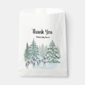 Forest Animals Baby Dusche Gefallen Beutel Geschenktütchen (Vorderseite)