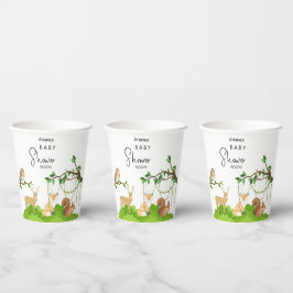 Forest Animals Baby Duschpapier Cups Pappbecher