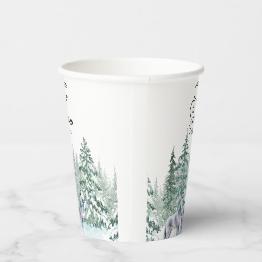 Forest Animals Baby Duschpapier Cups Pappbecher (Rechts)