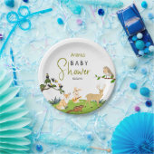 Forest Animals Baby Duschpapier Teller (Party)