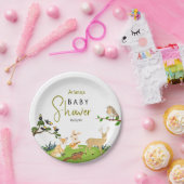Forest Animals Baby Duschpapier Teller (Party)