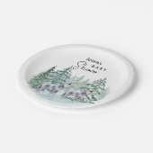 Forest Animals Baby Duschpapier Teller (Schrägansicht)