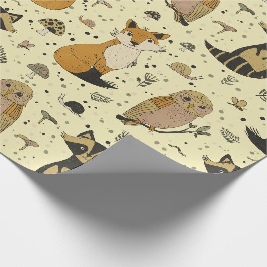 Forest Animals Geschenkpapier (Ecke)