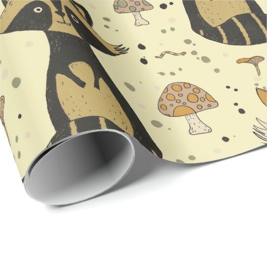 Forest Animals Geschenkpapier (Rolleneckpunkt)