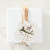 Forest Animals Niedlich Baby Dusche Vielen Dank Geschenkanhänger (Beispiel)