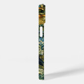 FOREST ANIMALS,PEACOCK AND FOX GREEN FLORAL Case-Mate iPhone HÜLLE (Rückseite / Rechts)