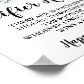 Forest Animals Schnuller Jagd Baby Showspiel-Zeich Poster (Ecke)