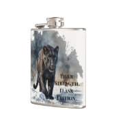 Forest Animals Tiger Strength Flask Flachmann (Links)