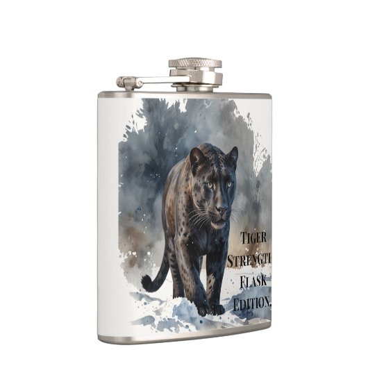 Forest Animals Tiger Strength Flask Flachmann (Rechts)