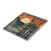 Forest Art Nouveau Tile Fliese (Seite)