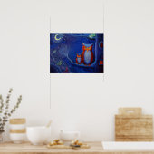 Forest at Night - Print Poster (Küche)